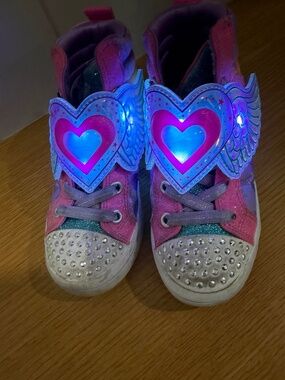 Twinkle Toes High Top Girls Sneakers